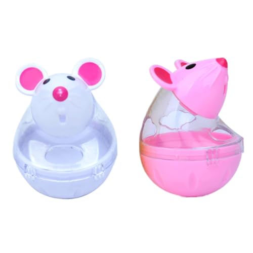 Pettaku Cat Treat Toy Cat Puzzle Feeder Mausform -Behandlungsspender Interaktives Spielzeug und Lebensmittelspender für Haustier erhöht die interaktive und Lebensmittelabteilung 2pcs Pettaku Cat Treat Toy Cat Puzzle Feeder Mausform -Behandlungsspender Interaktives Spielzeug und Lebensmittelspender für Haustier erhöht die interaktive und Lebensmittelabteilung 2pcs von Pettaku