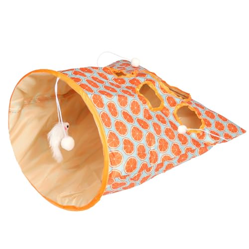 Pettaku Katzentunnel Innenkatzen Tunnel zusammenkapselbar selbst interaktive Katzentunnelbett mit kleinen Mäusen & Plüschkugel Katzenrohr Crinkle Paper 11,4 -Zoll -Höhe Katzenspielzeug Orange Pettaku Katzentunnel Innenkatzen Tunnel zusammenkapselbar selbst interaktive Katzentunnelbett mit kleinen Mäusen & Plüschkugel Katzenrohr Crinkle Paper 11,4 -Zoll -Höhe Katzenspielzeug Orange von Pettaku