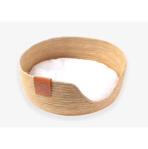 Stroh Nest Katzenbett gewebte Katzenkorb Kätzchen Bett kleine Hundebetten Haustier Haus Nest Katze Strohbett Katze Haustierbetten für kleine Hunde ruhen Summer Cattail Gras Stroh Nest Katzenbett gewebte Katzenkorb Kätzchen Bett kleine Hundebetten Haustier Haus Nest Katze Strohbett Katze Haustierbetten für kleine Hunde ruhen Summer Cattail Gras von Pettaku