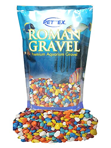 Pettex Aquatic Roman Gravel, 2 kg, Rainbow Pebbles von Pettex
