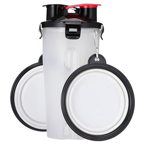 Pettimania Futter- und Wasserbehälter für Hunde 350 ml/250 ml von Pettimania