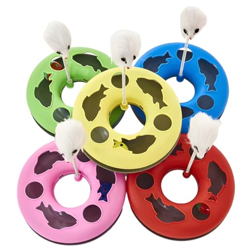 Pettimania Katzenspielzeug Round Mouse mit Spielball / 24 cm Durchmesser Pettimania Katzenspielzeug Round Mouse mit Spielball / 24 cm Durchmesser von Pettimania