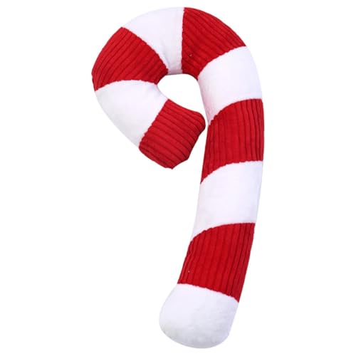 Pettimania Weihnachtsspielzeug Zuckerstange weiß-rot aus Plüsch/Größe S / 33 x 14,5 x 5 cm von Pettimania
