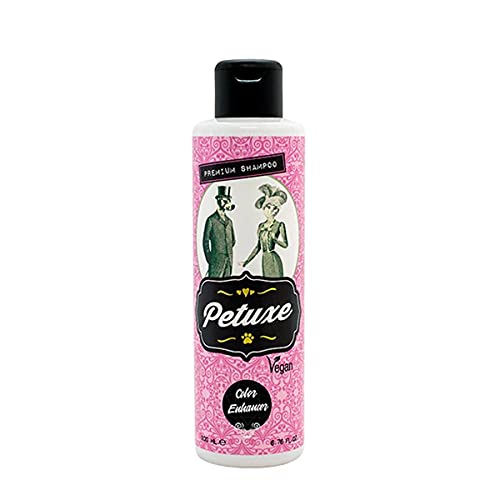 Petuxe Vegan Shampoo für Hunde und Haustiere, schwarzes Haar, 200 ml von Petuxe