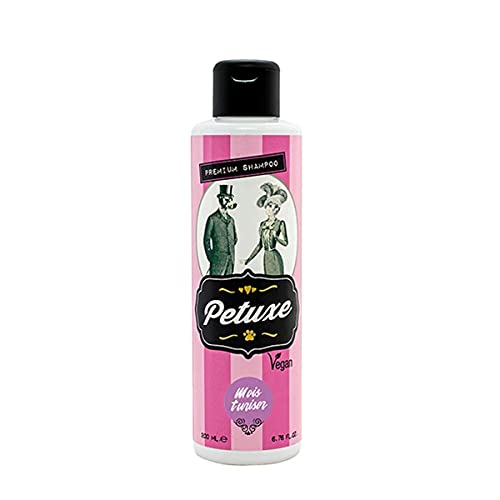 Petuxe Shampoo für Hunde und Haustiere, vegan, langes und glattes Haar, 200 ml von Petuxe