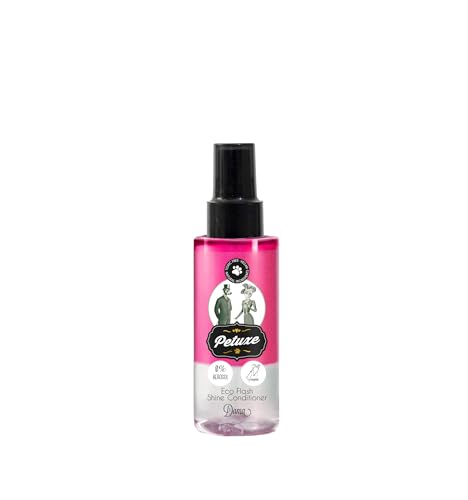 Petuxe Eco Flash Conditioner für Haustiere (Hunde und Katzen), für alle Hunderassen und Katzen, entwirrt, Glanzeffekt, 100 ml (Dame) von Petuxe