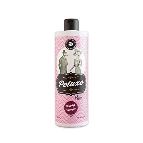 Petuxe Stripping Shampoo für Haustiere, speziell für Hunde mit hartem Haar (Westy, Fox Terrier oder Teckel), veganes Hundeshampoo, 500 ml von Petuxe