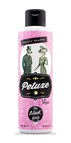Petuxe Vegan Shampoo für Hunde und Haustiere, Schwarzes Haar, 5000 ml von Petuxe