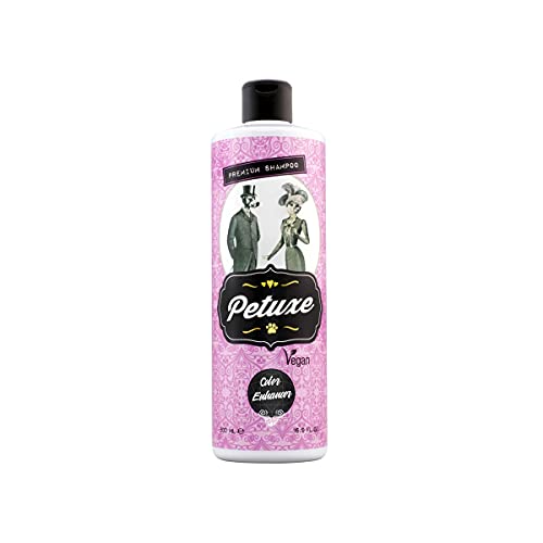 Petuxe Vegan Shampoo für Hunde und Haustiere, schwarzes Haar, 500 ml von Petuxe