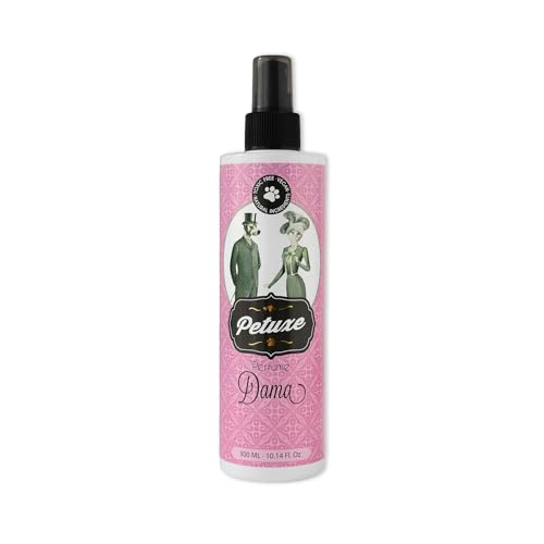 Petuxe Veganes Hundeparfüm natürlichen Ursprungs Köln Spray Haustier Geruchskorrektor Haustier Welpen Erwachsene langanhaltende Wirkung (Dame 300ml) von Petuxe