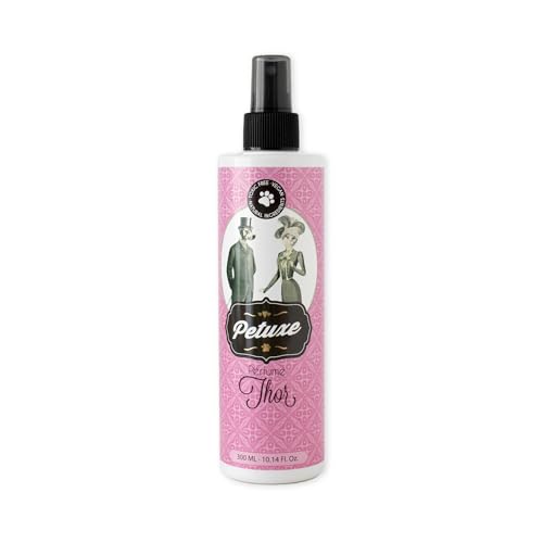 Petuxe Veganes Hundeparfüm natürlichen Ursprungs Köln Spray Haustier Geruchskorrektor Haustier Welpen Erwachsene langanhaltende Wirkung (Thor 300ml) von Petuxe
