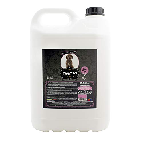 Petuxe Wasser Hundeshampoo in der Flasche - Veganes Shampoo. Wasserhund Texturisierer: Waschen, Befeuchten und Vitalisieren (5000 ml) von Petuxe