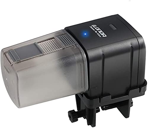 Petyoung Automatischer Fisch-Futterspender, WiFi-Fernbedienung oder automatischer Fischfutter-Timer für Aquarien, Stromversorgung über USB von Petyoung