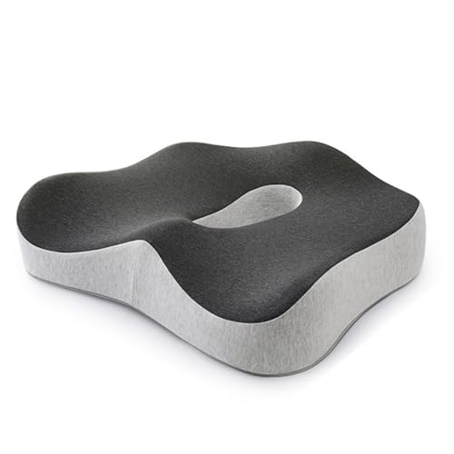 Petyoung Gedächtnisschaum-Kissen, Anti-Dekubitus-Stuhlkissen Orthopädisches Donut-Kissen ideal für Büro, Auto und Rollstuhl, Schmerzlinderungs-Kissen Petyoung Gedächtnisschaum-Kissen, Anti-Dekubitus-Stuhlkissen Orthopädisches Donut-Kissen ideal für Büro, Auto und Rollstuhl, Schmerzlinderungs-Kissen von Petyoung