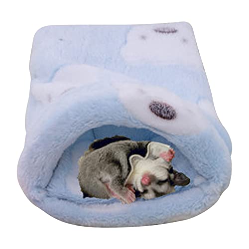 Petyoung Hamster Schlafsack Kleine Pet Nest Hideout Beutel Kleine Tier Schlaf Bett Winter Sack Käfig Nest Bett für Guinea Pig Eichhörnchen Frettchen Chinchilla von Petyoung