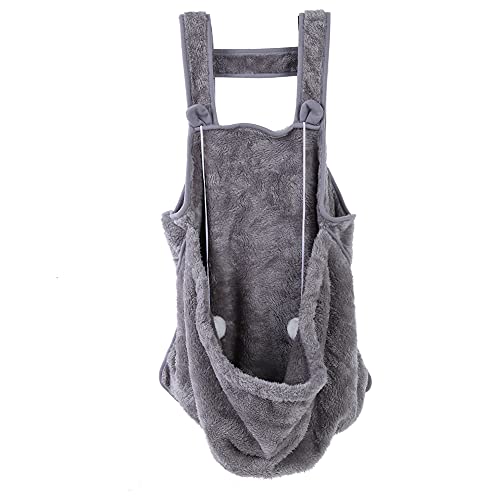 Petyoung Pet Carrier Bag, Coral Fleece Pet Sling Carrier Hands- Free Small Dog Cat Pet Apron Pet Accompany Carrier von Petyoung