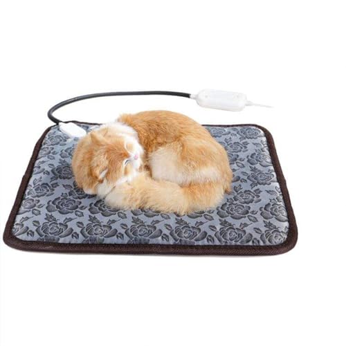 Petyoung Pet Electric Heating Pad, Waterproof Dog Cat Heated Bed Pad with Adjustable Temperatures and Chew Resistant Cord for Small Dogs and Cats in The Cold Weather von Petyoung