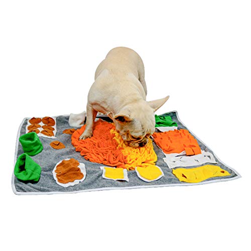 Petyoung Waschbare Hundeschnupfmatte Hund Langsam Fütternde Matte Haustier Puzzle Spielzeug Langlebige Interaktive Hundespielzeug für Kleine bis Große Hunde Welpen von Petyoung