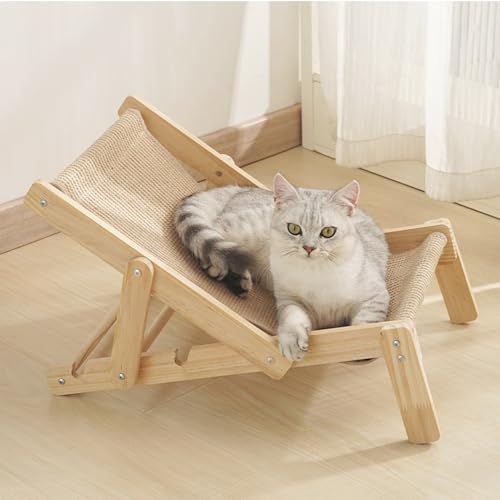 Katzen Sisal Lounge Sessel, 33.8x37x50.9cm Katzen Hochbett, KatzenSisal Stuhl, VerstellbarerKatzen Sisal Loungesessel Aus Massivem Für Hauskatzen, KatzenHängematte, Strandstuhl Katzen Sisal Lounge Sessel, 33.8x37x50.9cm Katzen Hochbett, KatzenSisal Stuhl, VerstellbarerKatzen Sisal Loungesessel Aus Massivem Für Hauskatzen, KatzenHängematte, Strandstuhl von Peufcmi