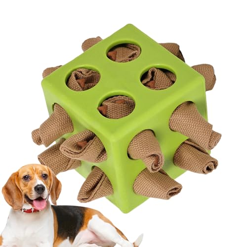 Peufcmi Hund Futterball Langsamfütterer, Hund Schnüffelball Futterspiel Verlangsamter Napf, Sensorische Beschäftigung Welpen Haustier Spielzeug Mentale Stimulation Stressabbau Innen Außen Training Peufcmi Hund Futterball Langsamfütterer, Hund Schnüffelball Futterspiel Verlangsamter Napf, Sensorische Beschäftigung Welpen Haustier Spielzeug Mentale Stimulation Stressabbau Innen Außen Training von Peufcmi