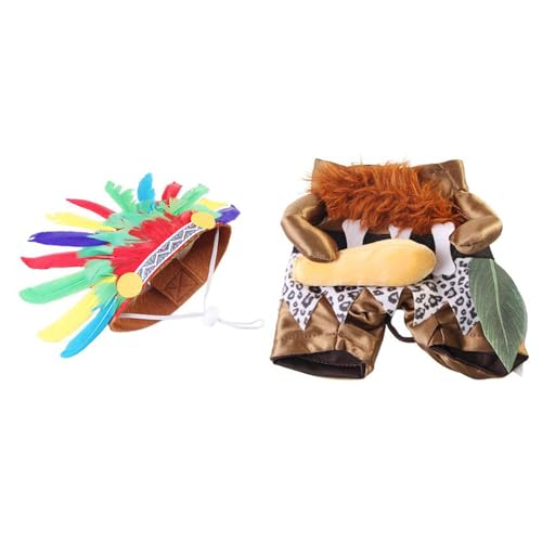Peufcmi Hundekostüme - Hundefotoshooting-Kleidung,Indisches Tier Outfit für Katzen Fest Reise Alltag Drinnen Draußen Versammlungen Peufcmi Hundekostüme - Hundefotoshooting-Kleidung,Indisches Tier Outfit für Katzen Fest Reise Alltag Drinnen Draußen Versammlungen von Peufcmi