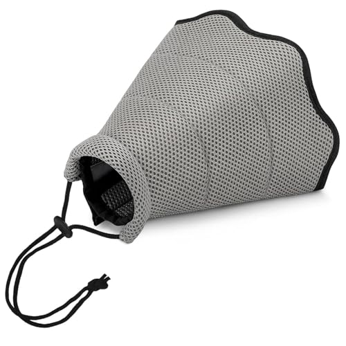 Peufcmi Hundeschutztrichter - Einstellbarer Weicher Halskragen Alternative,Bequemer Bisschutz Zur Wundpflege Für Haustiere | Für Wohnung Haus Wohnheim Schlafzimmer Wohnzimmer Und von Peufcmi