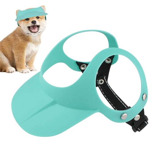 Peufcmi Hundesonnehut,Sonnenschutz Outdoor Sport Hut Für Hunde - Verstellbare Kopfbedeckung Mit Ohrlöchern Für Camping Reisen von Peufcmi