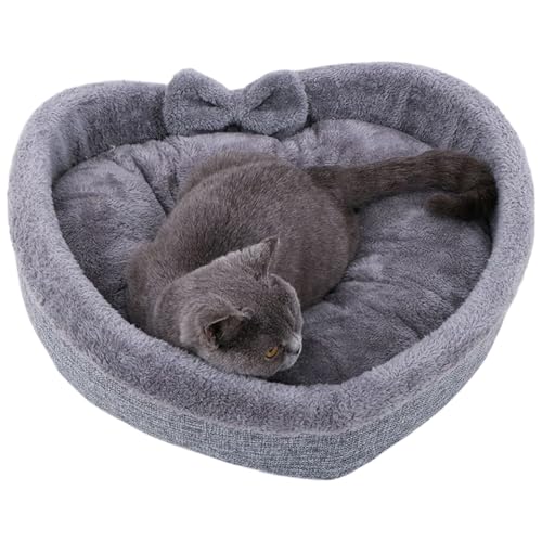 Peufcmi Katzenbett Nest Herzförmig,Plüsch Katzenkörbchen | Winter Hundebett Für Wohnung, Schlafzimmer, Balkon, Innenbereich, Außenbereich, Wohnheim Peufcmi Katzenbett Nest Herzförmig,Plüsch Katzenkörbchen | Winter Hundebett Für Wohnung, Schlafzimmer, Balkon, Innenbereich, Außenbereich, Wohnheim von Peufcmi