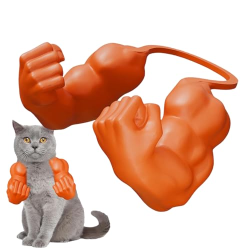 Peufcmi Katzenmuskelarme | Riesenarm für Kätzchen,3D Gedrucktes Kitten Zubehör Halloween Karneval Verkleidung Dekoration Für Katzen Und Hunde von Peufcmi