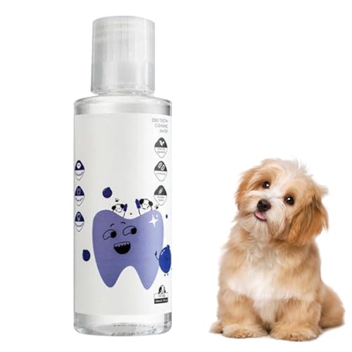 Peufcmi Wasserzusatz Für Hunde Zähne - Geschmacksneutral Geruchsneutral Haustiermundwasser | Hund Wasser Additiv für Schlechten | Für Alle Rassen Welpen Haustier Indoor Zuhause Outdoor von Peufcmi