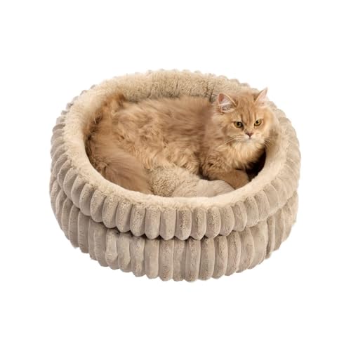 Pevfeciy Hundebett Rund Hundebett flauschig Katzenbett Donut Kissen waschbar Hundekorb PlüSch plüsch Katzenkissen rund Kuschelbett,Braun,M Pevfeciy Hundebett Rund Hundebett flauschig Katzenbett Donut Kissen waschbar Hundekorb PlüSch plüsch Katzenkissen rund Kuschelbett,Braun,M von Pevfeciy