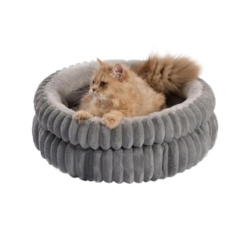 Pevfeciy Hundebett Rund Hundebett flauschig Katzenbett Donut Kissen waschbar Hundekorb PlüSch plüsch Katzenkissen rund Kuschelbett,Grau,M Pevfeciy Hundebett Rund Hundebett flauschig Katzenbett Donut Kissen waschbar Hundekorb PlüSch plüsch Katzenkissen rund Kuschelbett,Grau,M von Pevfeciy