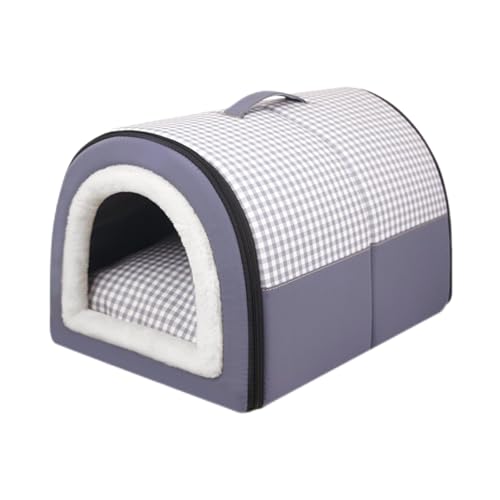 Pevfeciy Hundehütte Hundehöhle Hundebett Katzenhöhle Tierbett Hundehaus 2 in 1 Hundehütte waschbares tragbare Hundehütte,Grau,XL Pevfeciy Hundehütte Hundehöhle Hundebett Katzenhöhle Tierbett Hundehaus 2 in 1 Hundehütte waschbares tragbare Hundehütte,Grau,XL von Pevfeciy