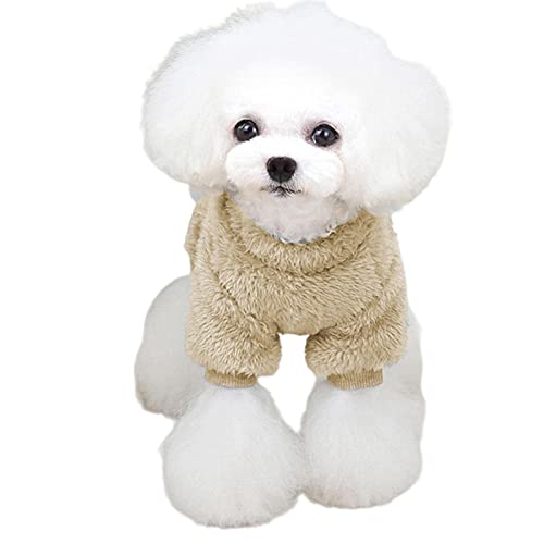 Hundebekleidung aus Samt | Thermo-Hundepyjama Fuzzy Velvet Doggie Coat | Thermische Haustierkleidung für Hunde, Pyjamas, Kleidung, Outfit, Kleidung für Hunde, Wandern, Reisen, Schlafen Pewell von Pewell