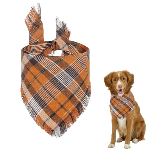 Haustier Hund Halstuch, Katze Hund Halstuch, Hund Dreieck Lätzchen Schal mit Fransen Karo Print für Kleine Mittel Groß Mädchen Oder Junge Hunde und Katzen Haustier Hund Halstuch, Katze Hund Halstuch, Hund Dreieck Lätzchen Schal mit Fransen Karo Print für Kleine Mittel Groß Mädchen Oder Junge Hunde und Katzen von Peysaitr