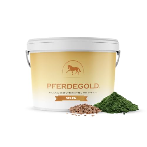 Pferdegold Selen 1,5kg - Pferde Pellets mit Selen-Komplex & Omega 3 - Unterstützt Muskulatur - 100% Natürlich & Dopingfrei - hohe Bioverfügbarkeit Pferdegold Selen 1,5kg - Pferde Pellets mit Selen-Komplex & Omega 3 - Unterstützt Muskulatur - 100% Natürlich & Dopingfrei - hohe Bioverfügbarkeit von Pferdegold