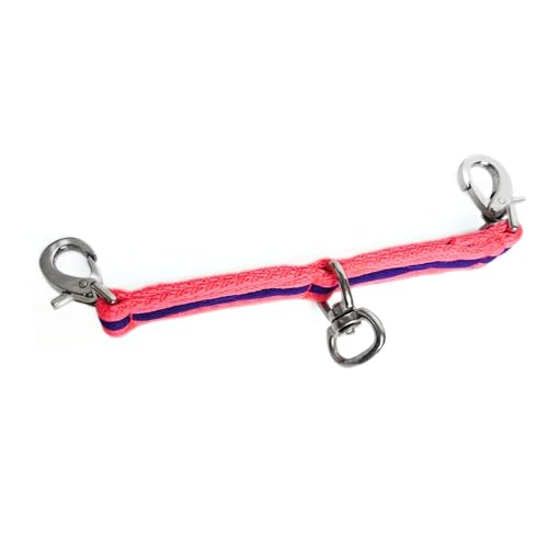 Longierbrille Pferd mit Karabiner - ideal für die Longe für gleichmäßiges Longieren, Gymnastizieren (Pink Lila) von Pferdelinis