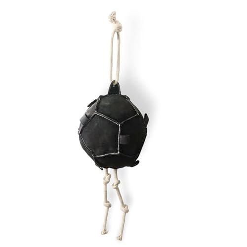 Pferdespielzeug für Pferde Spielball Pferd perfekte Pferde Beschäftigung Futterball für Möhren und Leckerlis (Schwarz, Einfarbig) von Pferdelinis