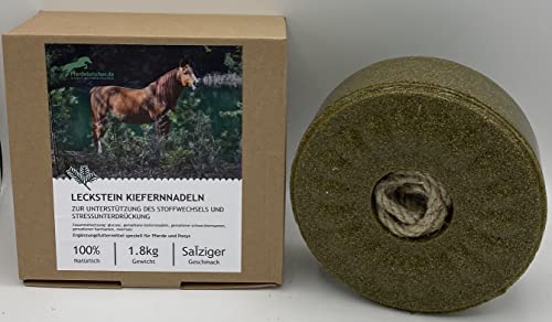 Pferdelutscher Leckstein Piniennadeln/Kiefernadeln (1kg/14,39€) von Pferdelutscher.de Wir sorgen für das Wohlbefinden Deines Pferdes