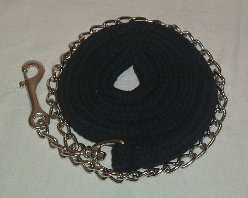 Führkette aus Baumwolle in schwarz 2,75 mtr Führkette aus Baumwolle in schwarz 2,75 mtr von Pferdeseile_DE