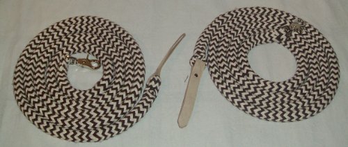 Pferdeseile_DE Westernzügel Split Reins, extra schwer, geteilt braun/Natur Pferdeseile_DE Westernzügel Split Reins, extra schwer, geteilt braun/Natur von Pferdeseile_DE