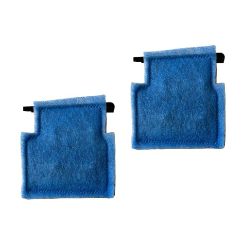 Pffiocix 2 x Ersatz-Filter-Pad für Aquarium, Baumwollkartusche, Innenfilter, Aquarium-Filtermedien Pffiocix 2 x Ersatz-Filter-Pad für Aquarium, Baumwollkartusche, Innenfilter, Aquarium-Filtermedien von Pffiocix