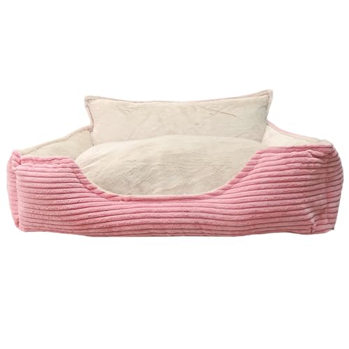 Pffiocix Abnehmbares, waschbares Hundebett, schöne Katzen-Couch, flauschig, beruhigt, weiches Couchbett für Wärme und Erholung Pffiocix Abnehmbares, waschbares Hundebett, schöne Katzen-Couch, flauschig, beruhigt, weiches Couchbett für Wärme und Erholung von Pffiocix
