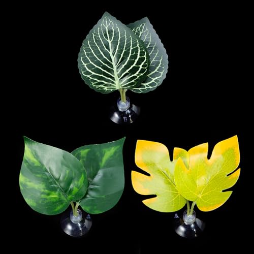 Pffiocix Dekorative künstliche Wasserpflanze, Hotelpflanze, Ornamente, Aquarien, Bäume für Reptilien, 3 Stück Pffiocix Dekorative künstliche Wasserpflanze, Hotelpflanze, Ornamente, Aquarien, Bäume für Reptilien, 3 Stück von Pffiocix
