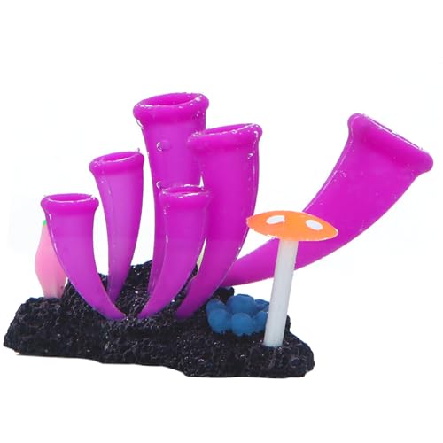 Pffiocix Künstliche bunte Wasserpflanze, leuchtet im Dunkeln, Aquarium-Dekoration, Landschaft zur Verschönerung der Aquarium-Landschaftsgestaltung Pffiocix Künstliche bunte Wasserpflanze, leuchtet im Dunkeln, Aquarium-Dekoration, Landschaft zur Verschönerung der Aquarium-Landschaftsgestaltung von Pffiocix