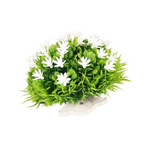 Pffiocix Realistische Aquarium-Dekoration, künstliche Blumengraspflanze für Aquarien, Heimgebrauch und Büro Pffiocix Realistische Aquarium-Dekoration, künstliche Blumengraspflanze für Aquarien, Heimgebrauch und Büro von Pffiocix