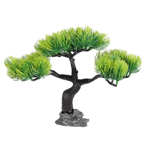 Pffiocix Realistische Grußkiefer-Bonsais-Aquarien, Dekoration, Pflanze, natürliches Aussehen für Aquarien, farbecht, Landschaftsbau Pffiocix Realistische Grußkiefer-Bonsais-Aquarien, Dekoration, Pflanze, natürliches Aussehen für Aquarien, farbecht, Landschaftsbau von Pffiocix