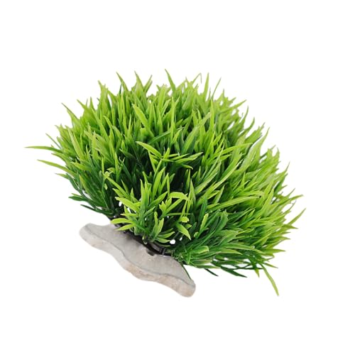 Pffiocix Realistische Kunstpflanze Aquarien Simulation Pflanze Wasser Gras Ornamente für Wohnzimmer o von Pffiocix