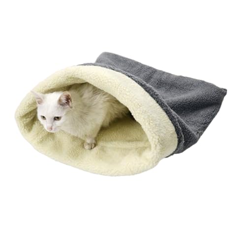 Pffiocix Taschen-Katzenbett, Katzenschlafsack für Innenkatzen, beruhigendes Bett, waschbar, Tasche, Haustierbett, Nestbett von Pffiocix