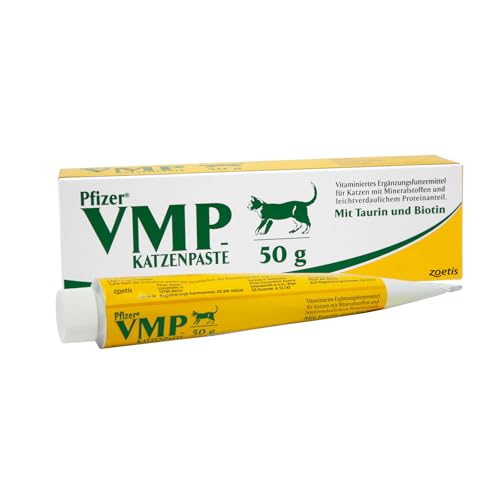 Zoetis VMP Katzenpaste | 50 g | Ergänzungsfuttermittel für Katzen | Kann dabei helfen Mangelerscheinungen auszugleichen | Mit Mineralstoffen von Pfizer